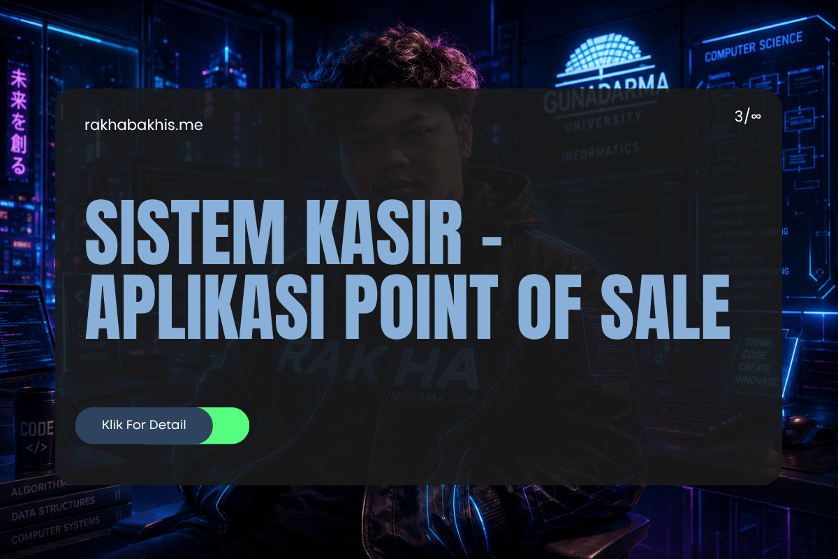 Sistem Kasir - Aplikasi Point of Sale